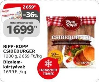 Auchan Ripp-Ropp Csibeburger 1000 g ajánlat