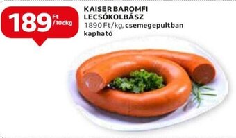 Auchan Kaiser Baromfi lecsókolbász 10 dkg ajánlat