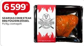 Auchan Szarvas Comb steak bbq fűszerezéssel 1 kg ajánlat