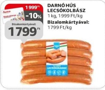 Auchan Darnó Hús lecsókolbász 1 kg ajánlat