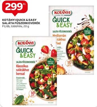 Auchan Kotányi Quick & easy saláta fűszerkeverék 20 g ajánlat