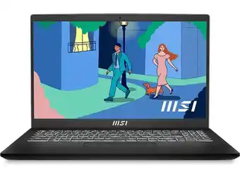 Msi modern 15 b12m 9s7-15h112-022 laptop (15,6 fhd/core i7/16gb/512 gb ssd/intel iris xe/win11h)