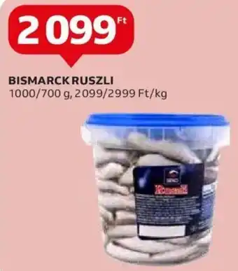 Auchan Seko Bismarck Ruszli 1000 / 700 g ajánlat