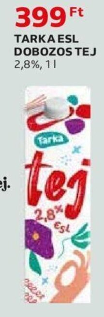 Auchan Tarka Esl dobozos tej 1 l ajánlat