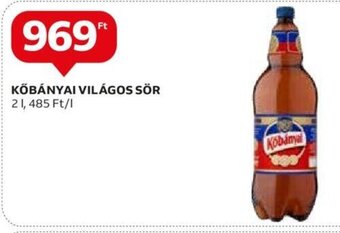 Auchan Kőbányai Világos sör 2 l ajánlat