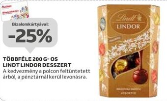 Auchan Többféle 200 g-os Lindt Lindor desszert ajánlat