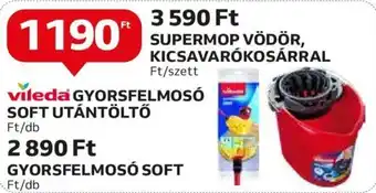 Auchan Vileda Gyorsfelmosó soft utántöltő 1 db ajánlat