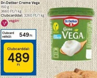 Tesco Dr.Oetker Creme vega 150 g ajánlat