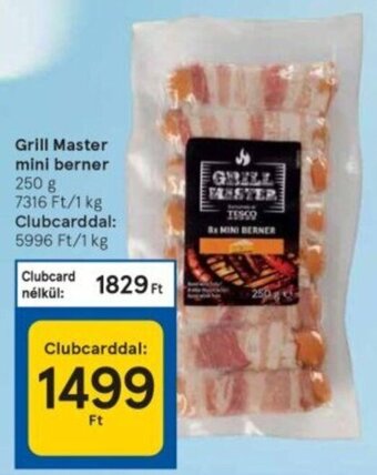 Tesco Grill Master Mini berner 250 g ajánlat