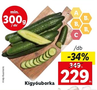 Lidl Kígyóuborka 1 db ajánlat