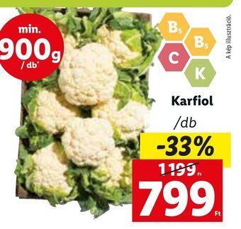 Lidl Karfiol 1 db ajánlat