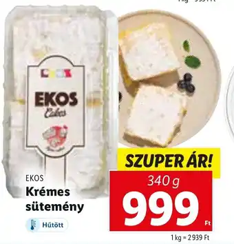 Ekos Krémes sütemény 340 g