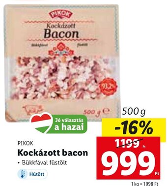 Lidl Pikok Kockázott bacon 500 g ajánlat