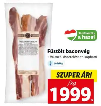 Lidl Füstölt baconvég 1 kg ajánlat