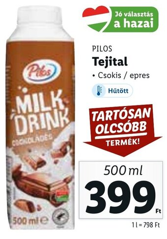 Lidl Pilos Tejital 500 ml ajánlat