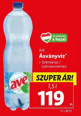 Ave Ásványvíz* 1,5 l