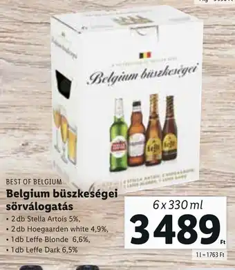 Best Of Belgium Belgium büszkeségei sörválogatás 6 x 330 ml