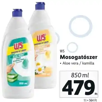 Lidl W5 Mosogatószer 850 ml ajánlat