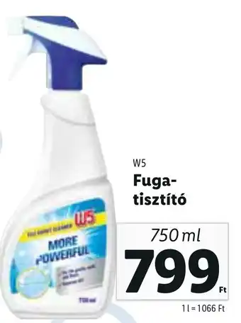 W5 Fuga-tisztító 750 ml