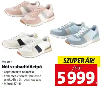 Lidl Esmara Női szabadidőcipő 1 pár ajánlat