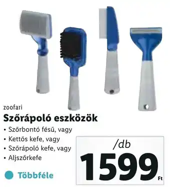 Lidl Zoofari Szőrápoló eszközök 1 db ajánlat