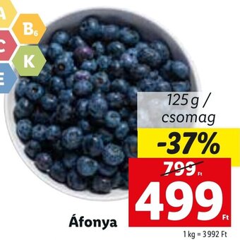Lidl Áfonya 125 g ajánlat