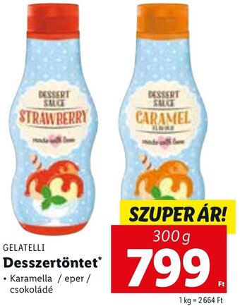 Lidl Gelatelli Desszertöntet 300 g ajánlat