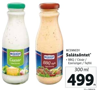 Lidl Mcennedy Salátaöntet 300 ml ajánlat