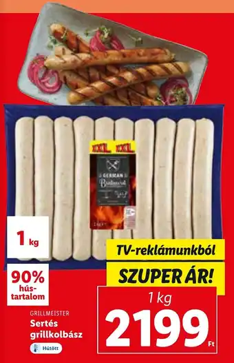 Grillmeister Sertés grillkolbász 1 kg