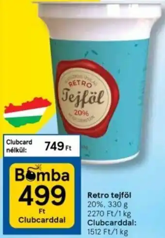 Retro tejföl 330 g