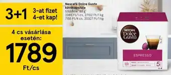 Tesco Nescafé Dolce Gusto kávékapszula 88 g ajánlat
