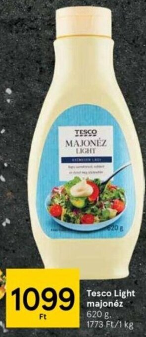 Tesco Tesco Light majonéz 620 g ajánlat