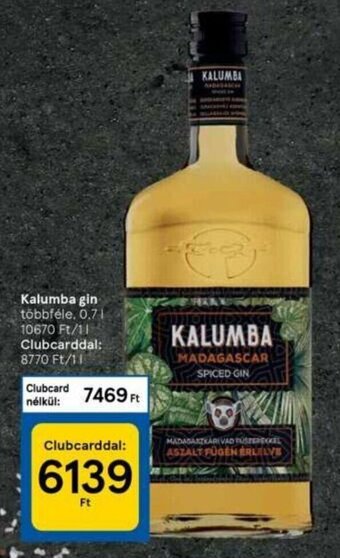 Tesco Kalumba gin 0.7 l ajánlat