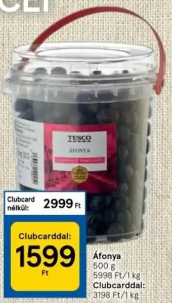 Tesco Áfonya 500 g ajánlat