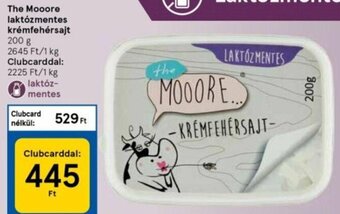 Tesco The Mooore laktózmentes krémfehérsajt 200 g ajánlat