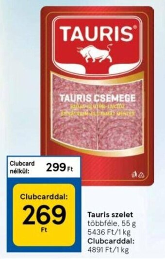 Tesco Tauris szelet 55 g ajánlat