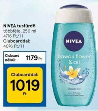 Tesco Nivea tusfürdő 250 ml ajánlat