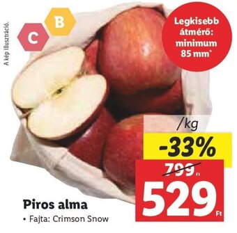 Lidl Piros alma 1 kg ajánlat