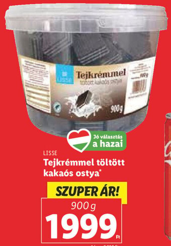 Lidl Lisse Tejkrémmel töltött kakaós ostya 900 g ajánlat
