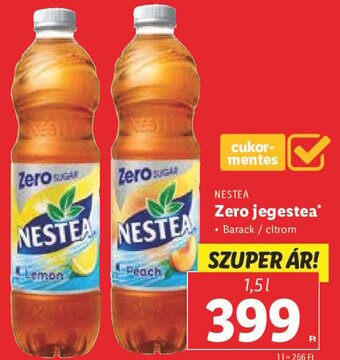 Lidl Nestea Zero jegestea 1,5 l ajánlat