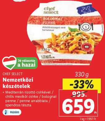 Lidl Chef Select Nemzetközi készételek 330 g ajánlat