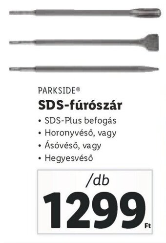 Lidl Parkside Sds-fúrószár 1 db ajánlat