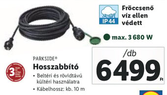 Lidl Parkside Hosszabbító 1 db ajánlat