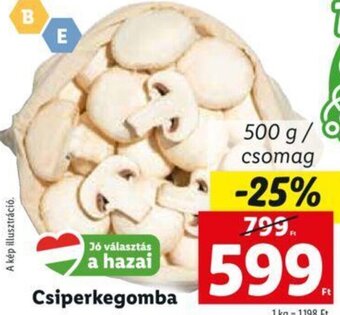 Lidl Csiperkegomba 500 g ajánlat