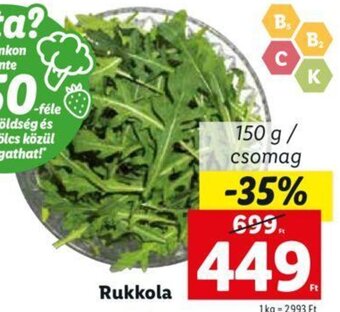 Lidl Rukkola 150 g ajánlat