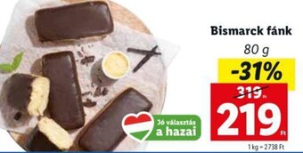 Lidl Bismarck fánk 80 g ajánlat