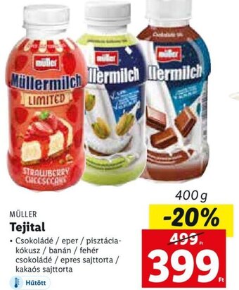 Lidl Müller Tejital 400 g ajánlat
