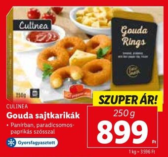 Lidl Culinea Gouda sajtkarikák 250 g ajánlat