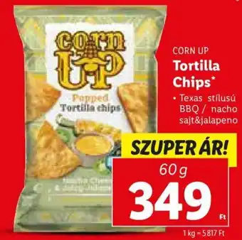 Lidl Corn Up Tortilla chips 60 g ajánlat