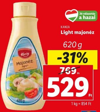 Kania Light majonéz 620 g